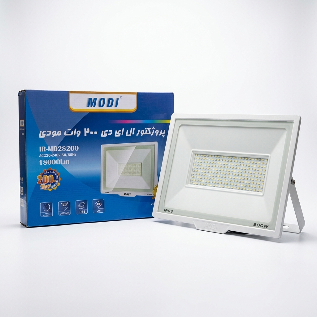 پروژکتور ال ای دی مودی مدل IR-MD28200 ظرفیت 200 وات