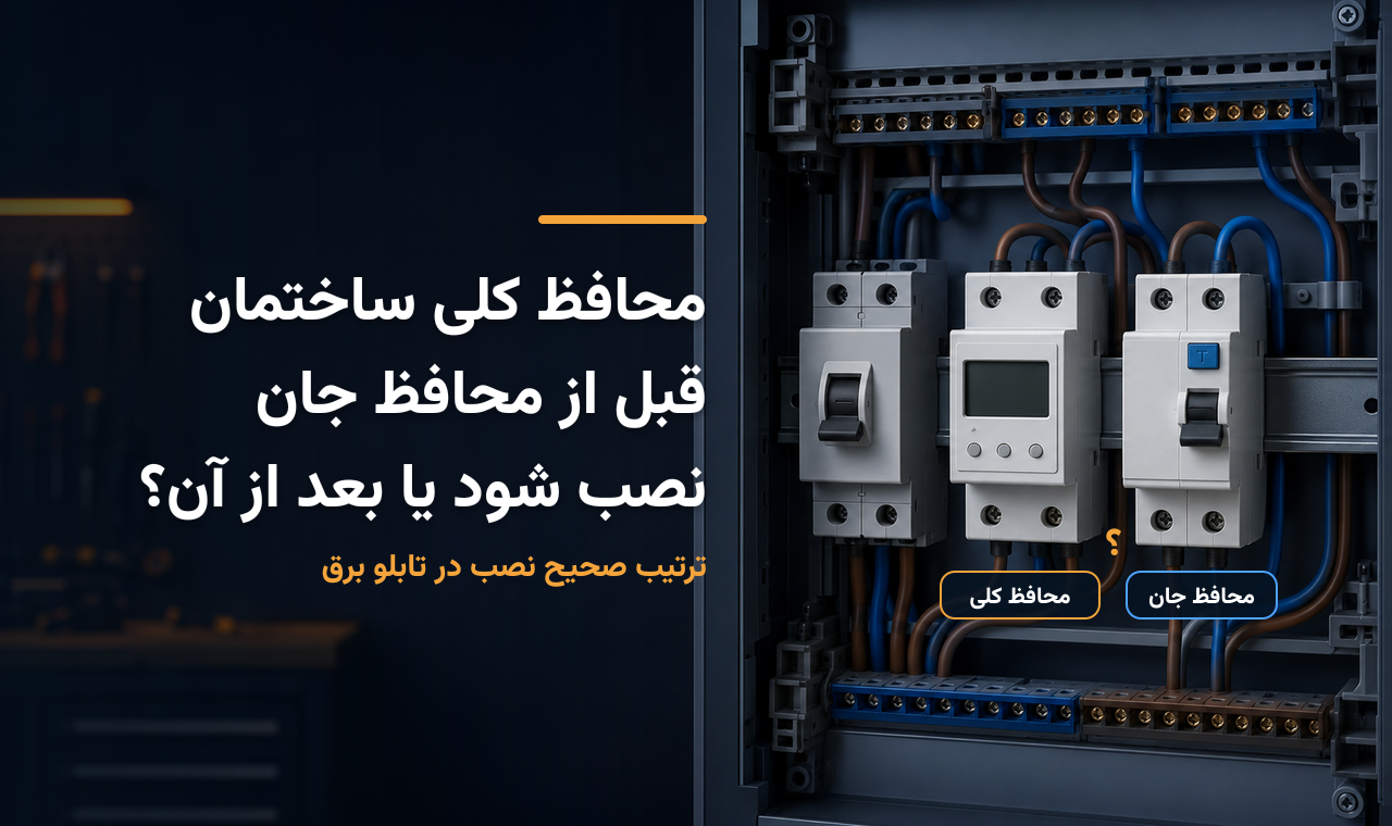 محافظ کلی ساختمان قبل از محافظ جان نصب شود یا بعد از آن؟